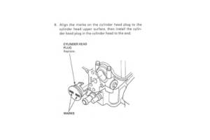 B-Series Cylinder Head Plug