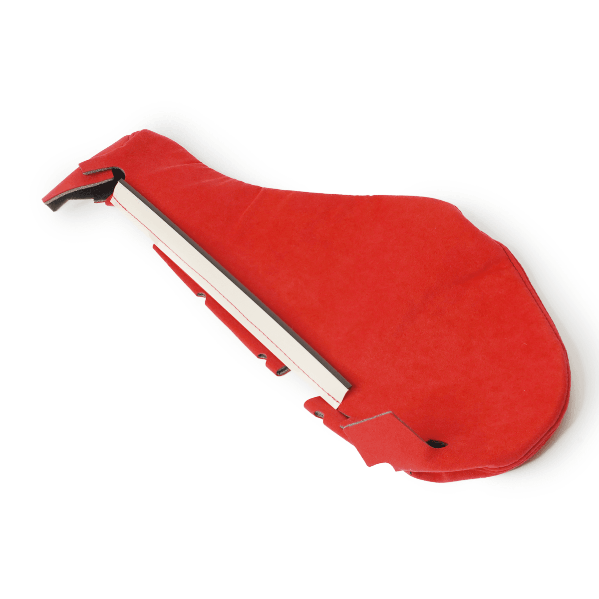 Recaro SR3 Left Side Bolster Cover Red w/ Black Stitch EK9 DC2