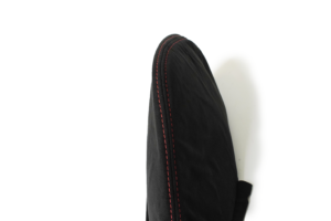 Recaro SR3 Left Side Bolster Cover Black w/ Red Stitch DC2