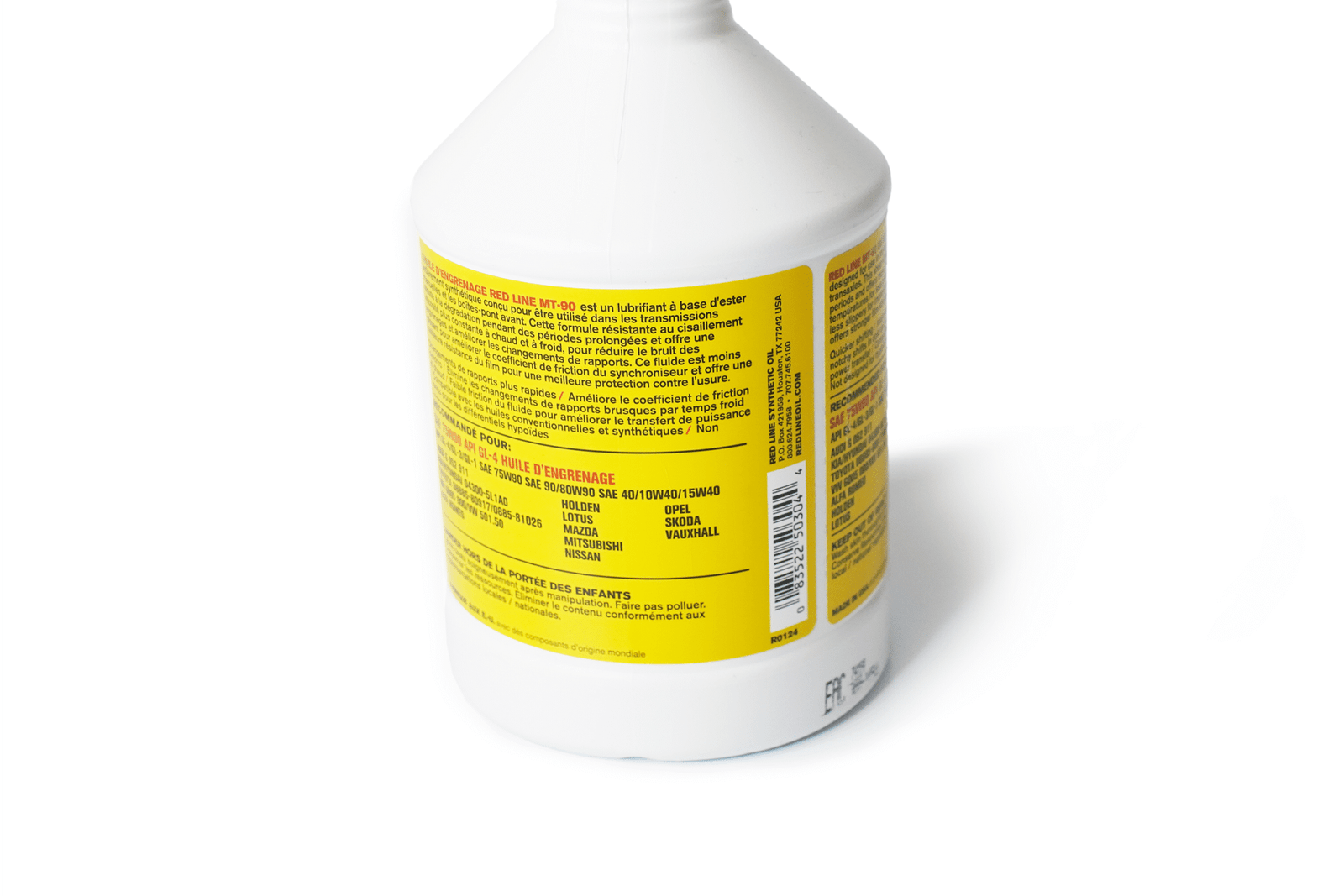 Red Line MT-90 75W90 GL-4 Manual Transmission Gear Oil – 1 Quart