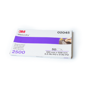 3M Wetordry™ 2500 Grit – 9"x5.5" Sheet